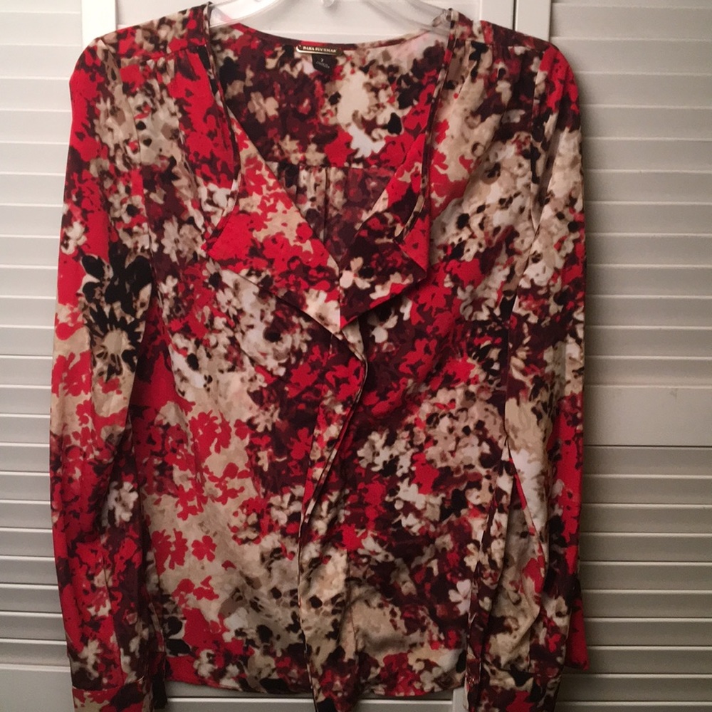 DANA BUCHMAN Shirt. Striking Colors! NWOT. SZ 2